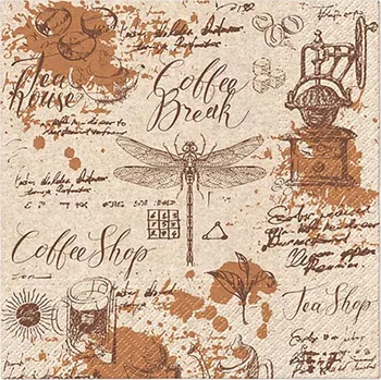 Papírový kapesník Paw Ubrousky PAW Dekor We Care (20ks) Coffee Break 433257