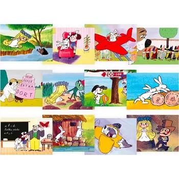 UNIPAP pohlednice sr D030 E UV (večerníčky ČT) 1230334 230769