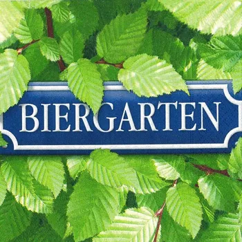 Papírový kapesník PAPER DESING Ubrousky Paper Design L (20ks) Biergarten 459609