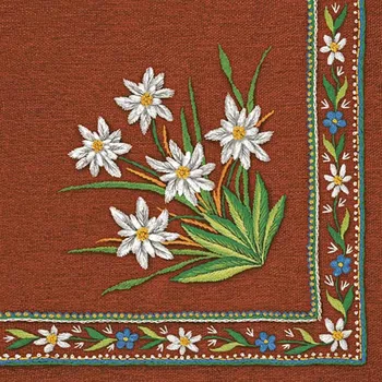 Papírový kapesník Pol-Mak Ubrousky MAKI L (20ks) Szarotka Mountain Emroidery Folk 436485