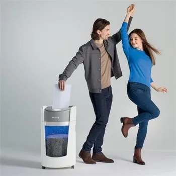 Kancelářská technika Leitz Skartovačka IQ OptiMax Office 550 P5, 10 listů, mikro řez, LEITZ 83600000 522964