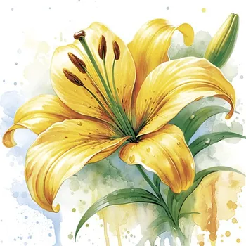 Papírový kapesník Pol-Mak Ubrousky MAKI L (20ks) Warecolour Yellow Lily 607230