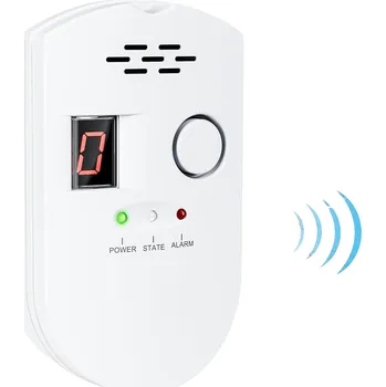 Bezpečnostní detektor DRÁTOVÝ DETEKTOR ÚNIKU PLYNU OXIDU UHELNATÉHO METANU EN50194 CERTIFIKÁT