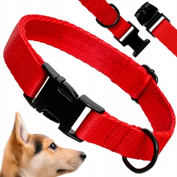 Obojek pro psa Obojek pro psa silný s kovovou sponou, nastavitelný, velikost L 2 cm 31 cm-49 Cm