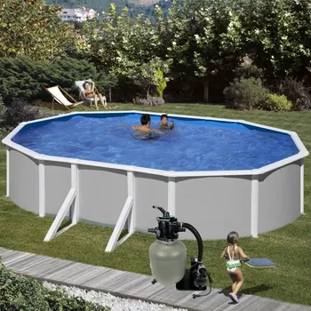 Bazén Nadzemní bazén GRE Feeling ovál 7,3 x 3,75 x 1,2 m s filtrací