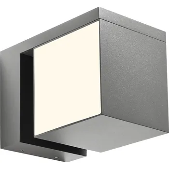 Venkovní osvětlení Redo Venkovní nástěnné LED svítidlo KUB 18W, v. 114 mm, IP54 Barva světla: 3000K