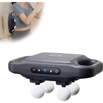 Masážní přístroj MASÁŽNÍ PŘÍSTROJ PRO MASÁŽ ZAD A MASÁŽ ZAD, MASÁŽNÍ PISTOLE, 4 HLAVICE