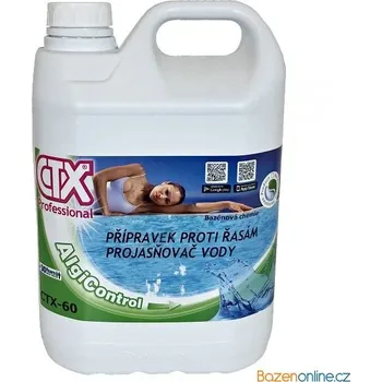 Bazénová chemie Algicid s projasňovačem CTX-60 5 litrů