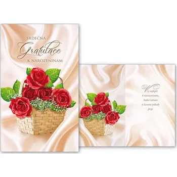 UNIPAP přání srdečné malé M18-194 Z PRANI_Z_397 165691