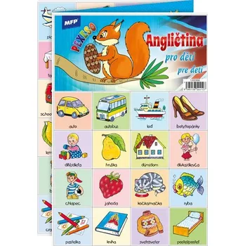 Karetní hra UNIPAP pexeso 3xA4 Angličtina pro děti 5300906 163562