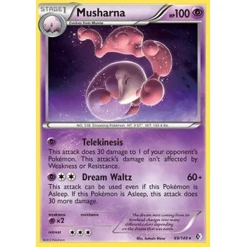 Karetní hra Pokémon BCR 069/149 Musharna - Boundaries Crossed Stav: Excellent, Verze: NORMAL