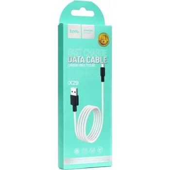 Kabel Hoco USB – microUSB typ B 1 m bílý