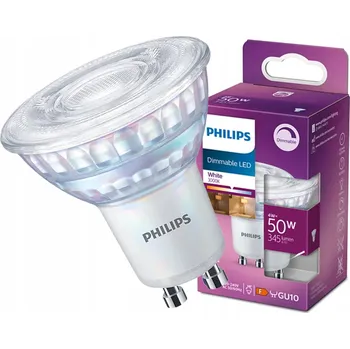 Žárovka Náhrada za žárovku Philips LED 50W GU10, stmívatelná
