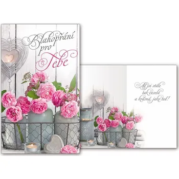 UNIPAP přání srdečné malé M18-227 Z PRANI_Z_552 165928