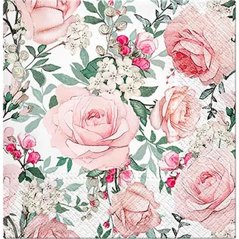 Papírový kapesník Paw Ubrousky PAW Dekor L (20ks) Gorgeous Roses 318911