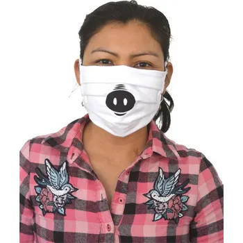 Bavlněná rouška s potiskem Prasátko 608756