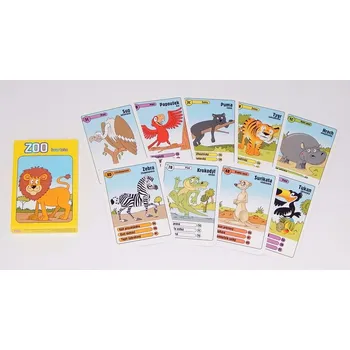 Karetní hra Mičánek Karty ZOO - Kvarteto / 2332 129210