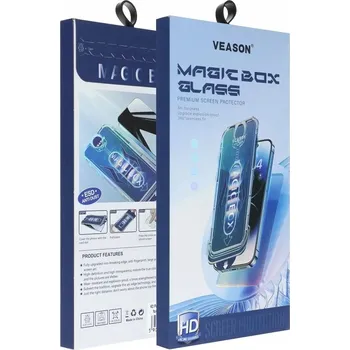 Tvrzené Sklo 6D Pro Veason + Aplikátor pro Apple iPhone 16 Pro Max, černé