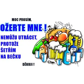 Žertovný předmět Průkaz Moc prosím ožerte mne