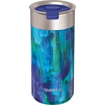 Termoska Termohrnek Quokka Boost nerezová ocel modrý 400 ml s pojistkou