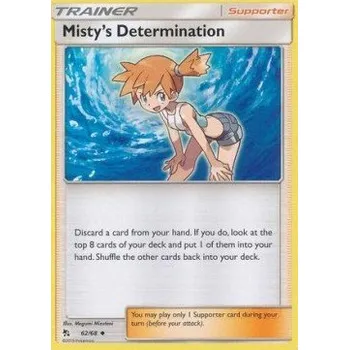 Sběratelská karetní hra Pokémon HIF 062/068 Misty's Determination - Hidden Fates Stav: Excellent, Verze: NORMAL