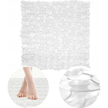 Protiskluzová podložka PROTISKLUZOVÁ PODLOŽKA DO SPRCHY PRŮHLEDNÁ ROHOŽKA DO VANY 52 CM