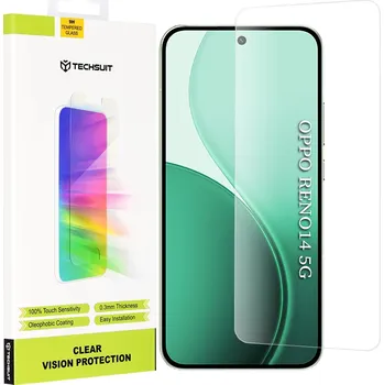 Techsuit – sklo Clear Vision Glass pro Oppo Reno14 – průhledné