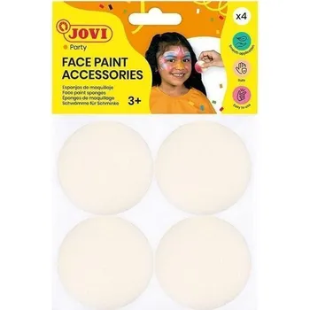 Speciální výtvarná barva JOVI Obličejové barvy - houbička 4 ks