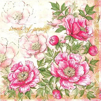 Papírový kapesník Pol-Mak Ubrousky MAKI L (20ks) Scent of Peony 358083