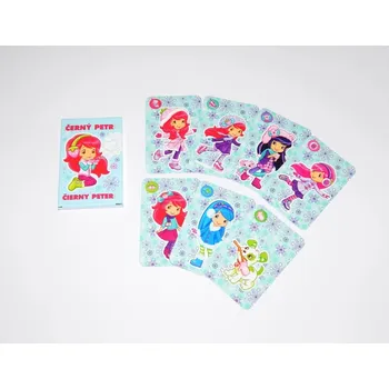 Karetní hra Karty AKIM Strawberry zimní Černý Petr 436940