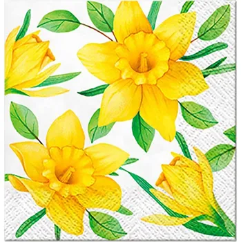 Papírový kapesník Paw Ubrousky PAW Dekor C (20ks) Daffodils in Bloom 295862