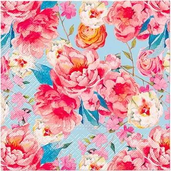 Papírový kapesník Paw Ubrousky PAW Dekor L (20ks) Rose Gloriette 304947