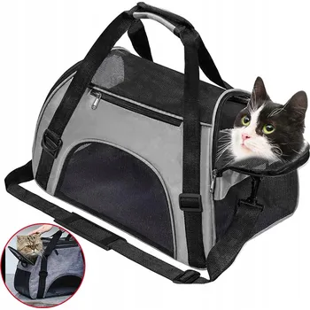 přepravka pro zvíře PŘEPRAVKA PRO PSA KOČKU KUFER 53 x 26 x 32 CM