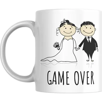 GRAVENO Svatební hrnek „Game Over“
