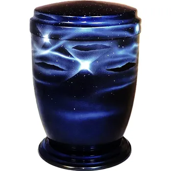 Smuteční dekorace Urna, dekor noční obloha