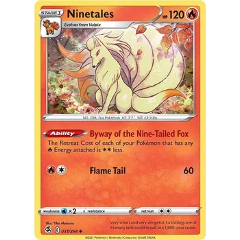 Karetní hra Ninetales 031/264 - Fusion Strike Typ karty: Non-Holo