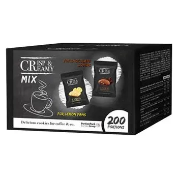Cukrovinka Sušenky ke kávě - citronová a čokoládová příchuť / mix 200ks 187111