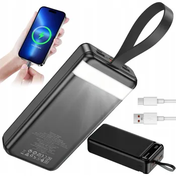Powerbanka Powerbanka 50000 mAh 22.5W USB USB-C Rychlá a Výkonná + KABELY V BALENÍ