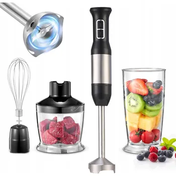 TYČOVÝ MIXÉR VÍCEFUNKČNÍ TURBO REŽIM 1500 W DRTIČ LEDU 7V1 VÝKONNÝ