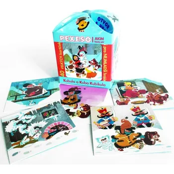 Pexeso Pexeso v ozdobné maxi krabičce Kubula a Kuba Kubikula 437000