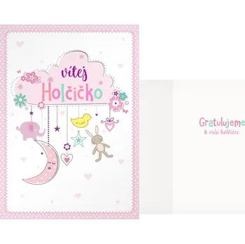 UNIPAP přání k narození miminka CN-803 PRANI_H_C0416 302361