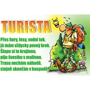 Žertovný předmět Průkaz Turista