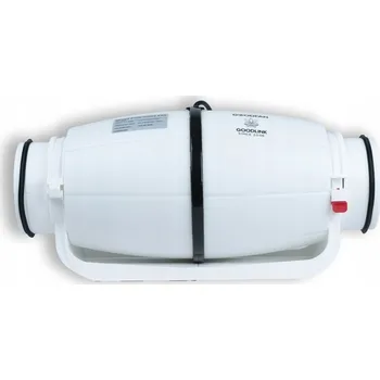 Domácí ventilátor POTRUBNÍ VENTILÁTOR odsávací Ø 125 mm 310 m3 VELMI TICHÝ SILENT Mixed Flo