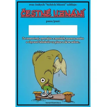 Žertovný předmět Čestné uznání Svaz tichých bláznů 607847