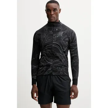 Pánská bunda Tréninková bunda Compressport Hurricane Windproof AJVM110 černá 99X, vel. S