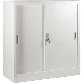 Zásuvkový kontejner Praktická kancelářská skříňka XD-020 zamykatelná na klíč - Unique Bílá 85x90 cm