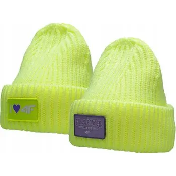 Čepice Zimní Čepice 4F HJZ22-JCAD004 27N - ZELENÁ