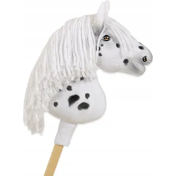 Hobby horsing Hobby Horse Malý koník na tyči Premium - strakoš A4