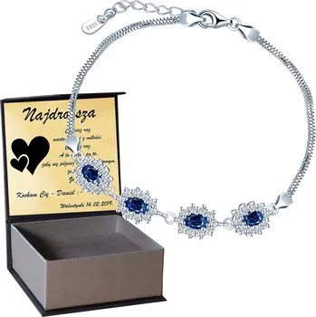 Náramek Stříbrný Náramek Celebritka Výročí Narozeniny