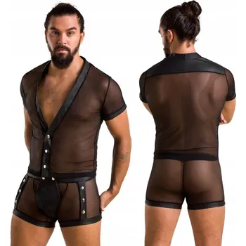 Pánské pyžamo Passion pánské pyžamo 72-70101 krátký rukáv velikost 2XL/3XL